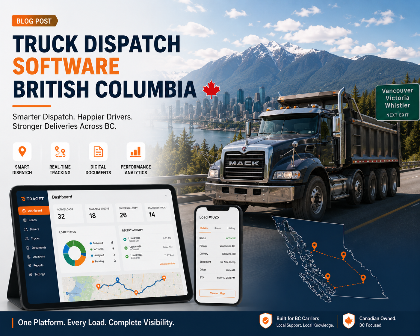 Truck Dispatch Software BC: How Fraser Valley Contractors Are Going Digital